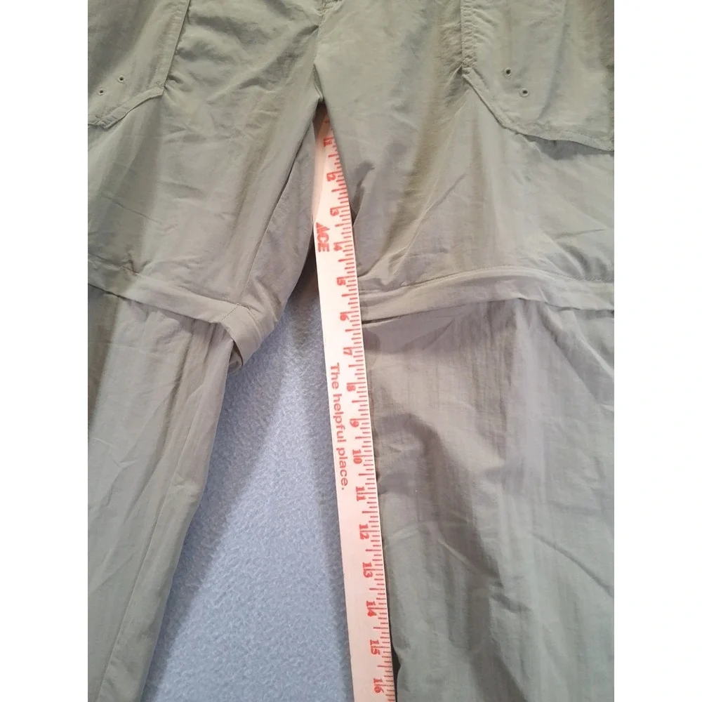 World Wide Sportsman Men's‎ Convertable 2-1 Pants Size XLx30 Light Green Pockets - Picture 7 of 9